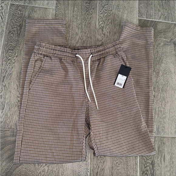 Adult tapered woven joggers original use brown xs - Picture 7 of 11